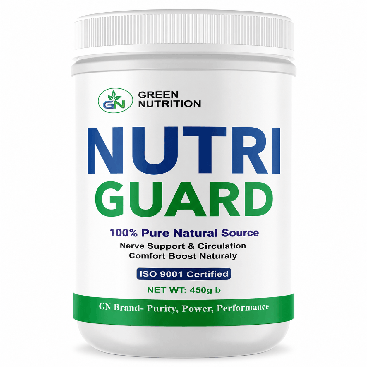 GN Green Nutrition Nutri Guard 450g – Natural Nerve & Circulation Wellness Support, ISO Certified & BSTI Registered