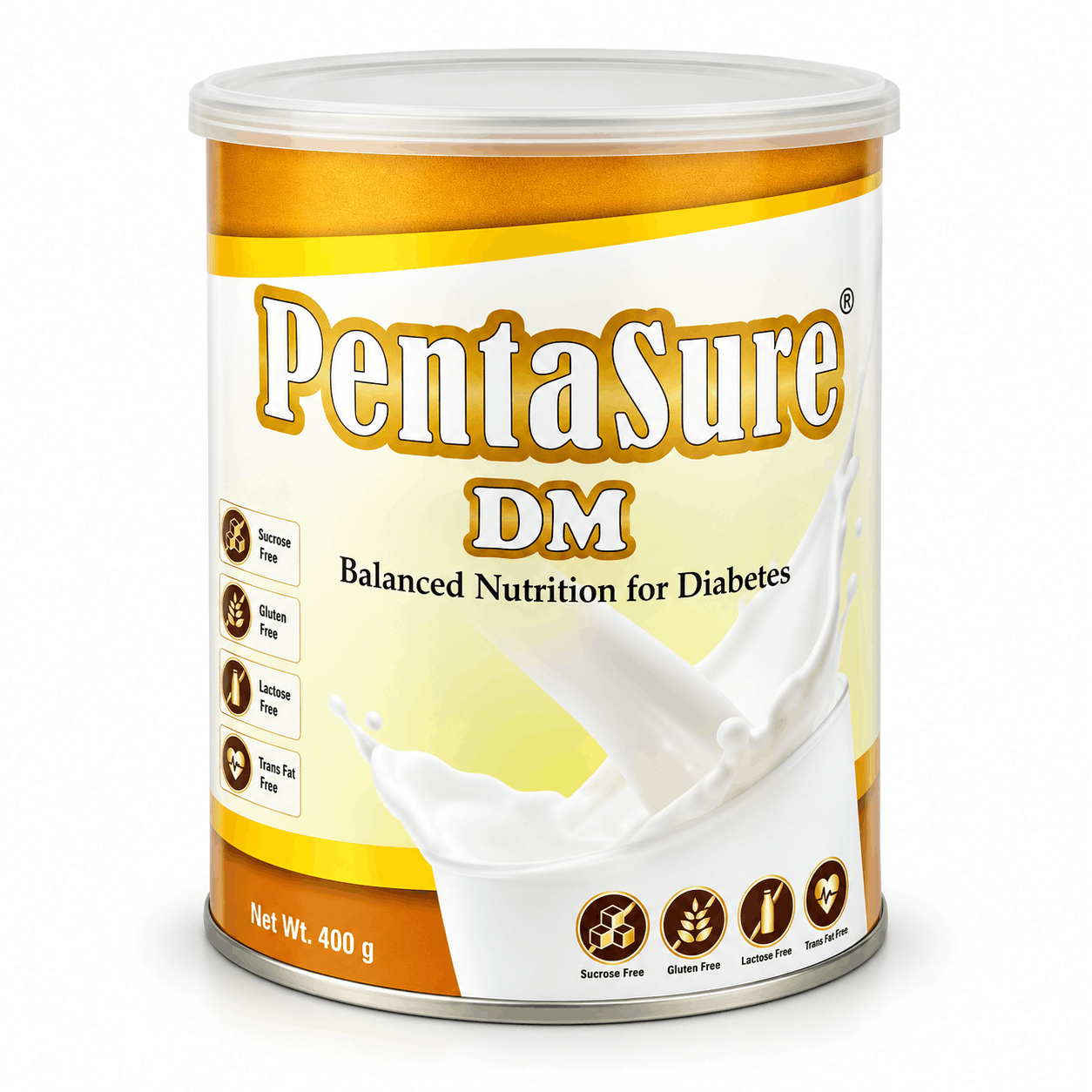 PentaSure DM Balanced Nutrition for Diabetes – High Protein & Fiber Nutrition Powder 400g