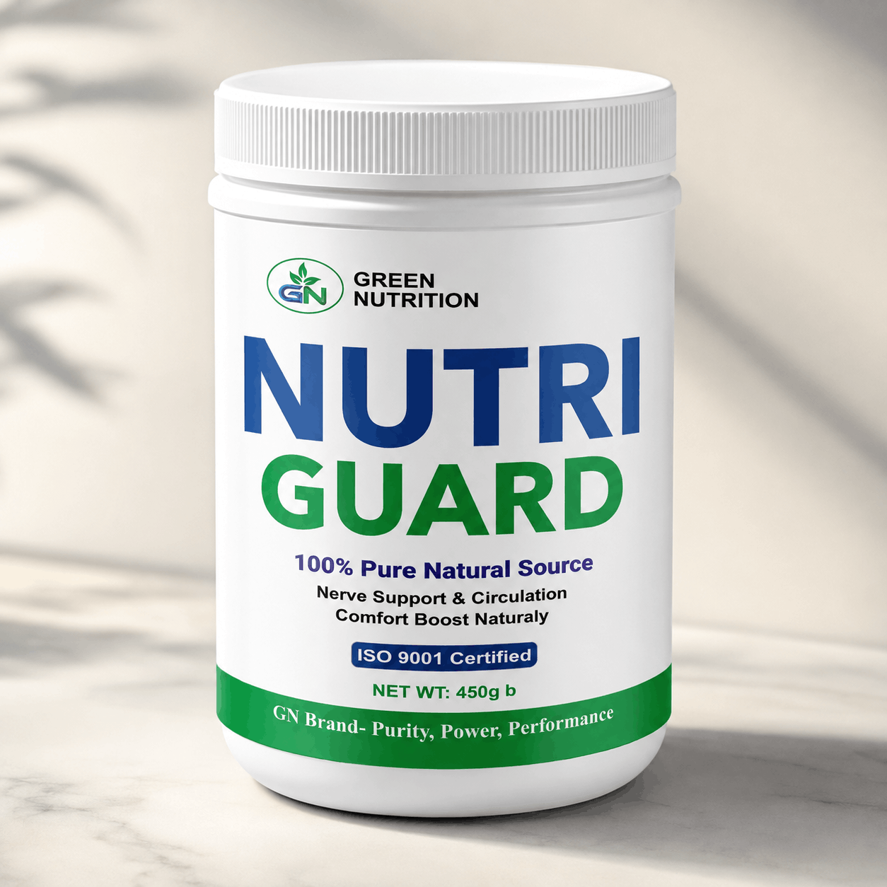 GN Green Nutrition Nutri Guard 450g – Natural Nerve & Circulation Wellness Support, ISO Certified & BSTI Registered 2