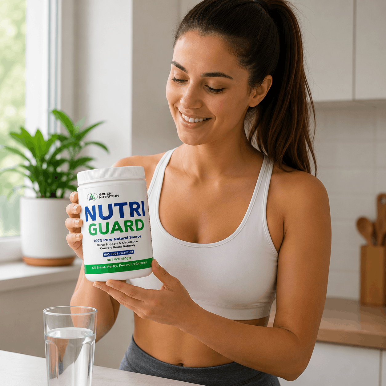 GN Green Nutrition Nutri Guard 450g – Natural Nerve & Circulation Wellness Support, ISO Certified & BSTI Registered 3